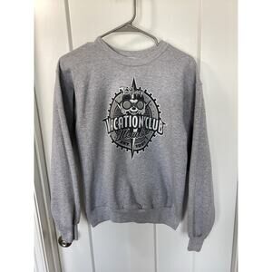 Disney‎ Parks Disney Vacation Club (DVC) Crewneck Sweatshirt Gray SZ Small